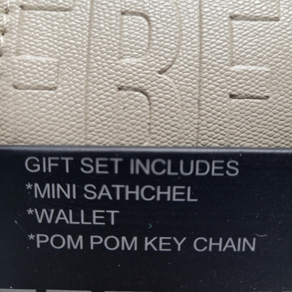 NWT BEBE Stone Alexandra Logo Mini Satchel - Picture 3 of 6